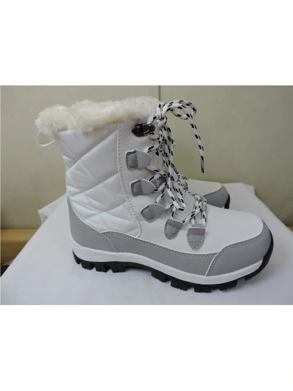 Fashion M White Women's Snow Boots Really Cute Size 35 (US 5.5) Warm Boots ...